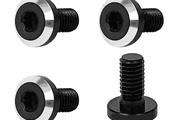 1UP Racing Perfect Center UltraLite Aluminum Screws, 3mm Neck, M3x6, 4pcs