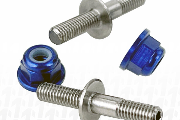 1UP Racing Perfect Center Titanium Lower Shock Screws, 1/10 Off-Road & Drag