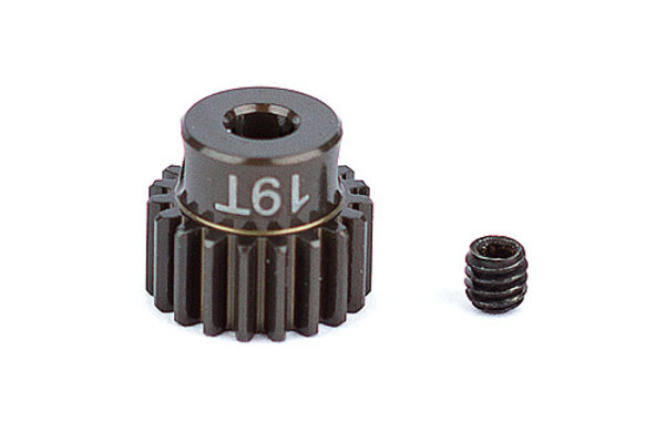 Team Associated FT Aluminum Pinion Gear, 19T 48P, 1/8" shaft