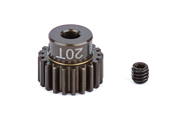 Team Associated FT Aluminum Pinion Gear, 20T 48P, 1/8" shaft