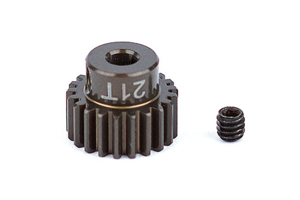 Team Associated FT Aluminum Pinion Gear, 21T 48P, 1/8" shaft