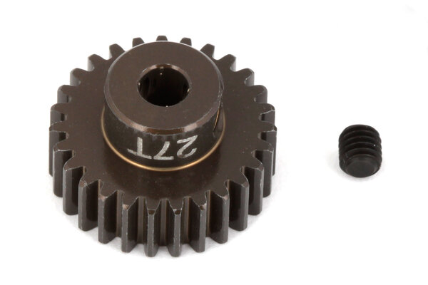 Team Associated FT Aluminum Pinion Gear, 27T 48P, 1/8" shaft