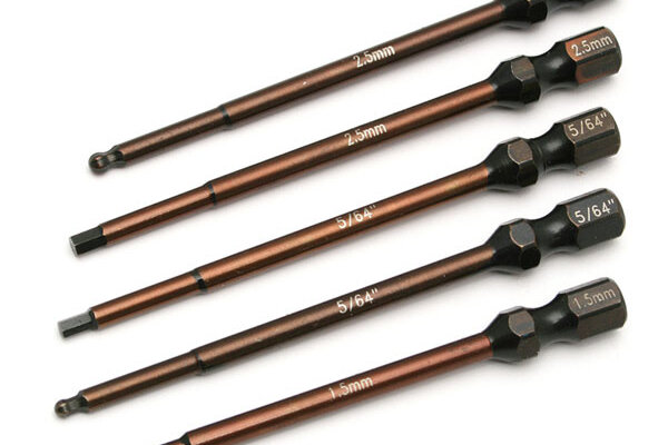 Team Associated ASC1674   Factory Team 1/4" 5-Piece Power Tool Tips Set