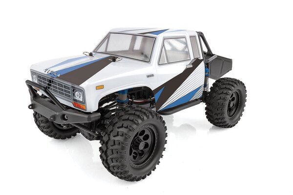 Team Associated CR12 Tioga Trail Truck RTR, White & Blue