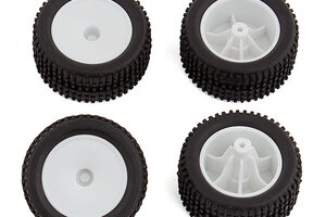 Team Associated RC28T Mounted Wheels and Tires