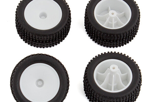 Team Associated RC28T Mounted Wheels and Tires