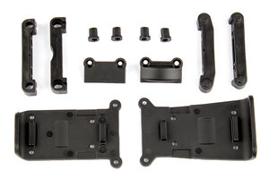 Team Associated Skid Plates and Arm Mounts for Reflex 14T or 14B Team Associated Skid Plates and Arm Mounts for Reflex 14T or 14B