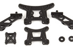 Team Associated Front and Rear Shock Towers & Wing Mounts for Reflex 14T or
