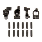 Team Associated Rear Hubs, Caster Blocks, and Inserts for Reflex 14T or 14B