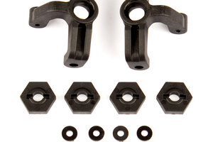 Team Associated Steering Blocks and Wheel Hexes for Reflex 14T or 14B