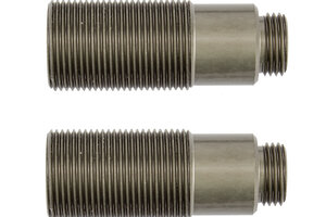 Team Associated FT Shock Bodies, 10x25mm, Aluminum