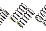 Team Associated FT 10mm Front Spring Set. Green 8.0, black 7.5, yellow 7