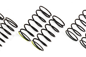 Team Associated FT 10mm Front Spring Set. Green 8.0, black 7.5, yellow 7