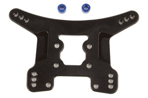 Team Associated Factory Team 1:14 Rear Shock Tower, Black Alum