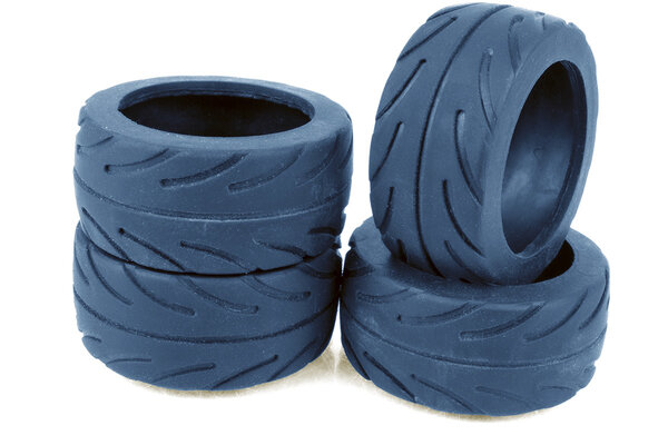 Team Associated NanoSport Radial Tires, Blue