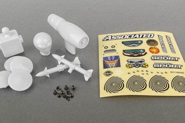 Team Associated NanoSport Space Pack, White