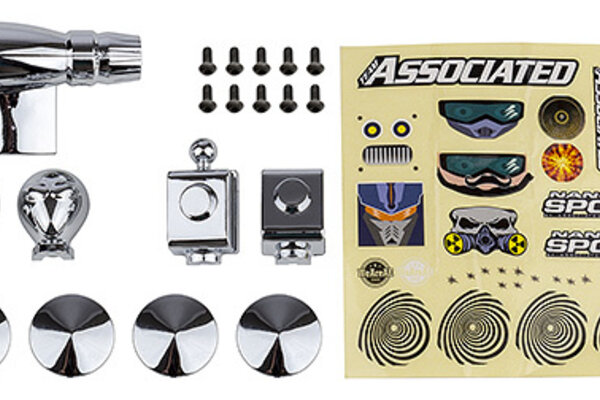 Team Associated NanoSport Space Pack, Chrome