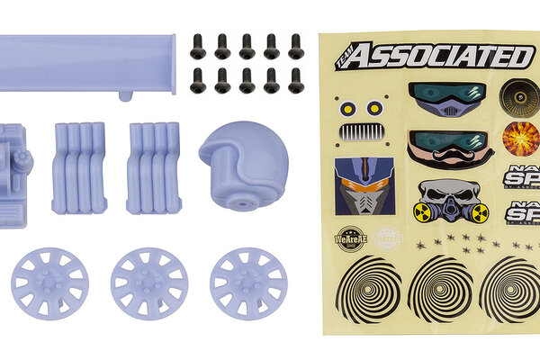 Team Associated NanoSport Race Pack, White