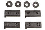 Team Associated Rear Hub Insert Set, for B6.2 B6.2D