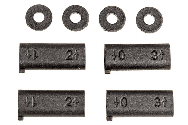 Team Associated Rear Hub Insert Set, for B6.2 B6.2D