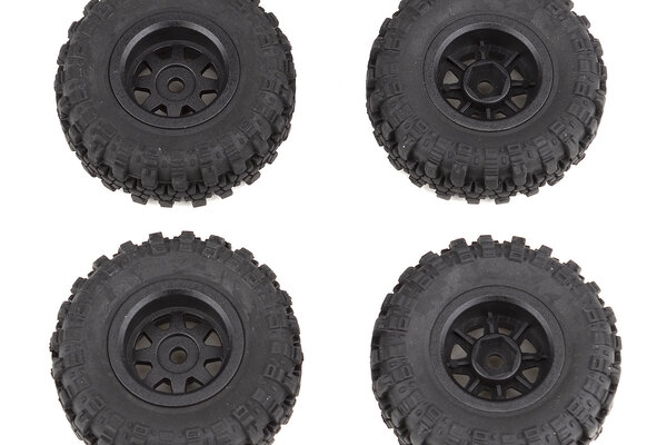 Team Associated Enduro24 Wheels & Tires, Mounted