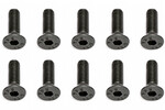 Team Associated M3X10mm Flat Head Hex Screw (10)
