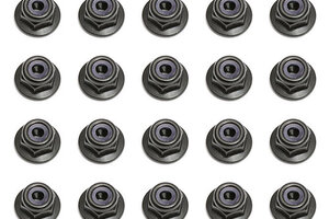Team Associated ASC25612  M3 Locknut with Flange Team Associated ASC25612  M3 Locknut with Flange