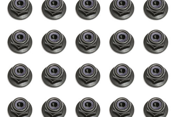 Team Associated ASC25612  M3 Locknut with Flange