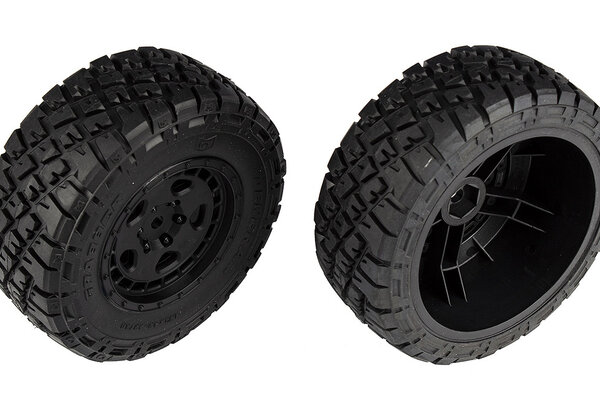Team Associated Pro4 SC10 Off-Road Tires and Fifteen52 Wheels, Mounted