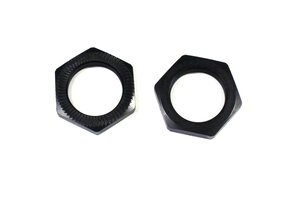 CEN Racing 23mm Wheel Hex Nuts (2pcs) Ribbed, Matte Black CEN Racing 23mm Wheel Hex Nuts (2pcs) Ribbed, Matte Black