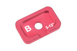 Corally (Team Corally) Aluminum Caster Adjustment Plate FSX10 - B (3 Degree - 12