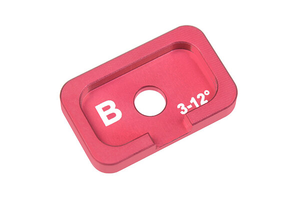 Corally (Team Corally) Aluminum Caster Adjustment Plate FSX10 - B (3 Degree - 12