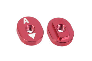 Corally (Team Corally) Aluminum Eccentric Camber Nut - A - 1 Degree - 2 pcs