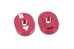Corally (Team Corally) Aluminum Eccentric Camber Nut - B - 0.5 Degree - 1.5 Degree