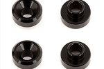 Team Associated Servo Washers, Black Aluminum