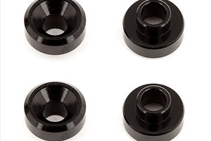 Team Associated Servo Washers, Black Aluminum