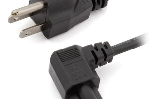 Team Associated US to IEC 320 C5 Angle 1M AC Power Cord