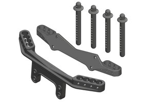 Corally (Team Corally) Body Mount Set - Front/Rear - 1 Set: Mammoth, Moxoo, Triton