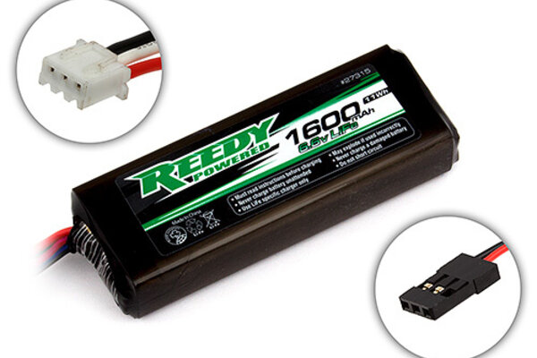 Team Associated Reedy LiFe Pro TX/RX 1600mAh 6.6V Flat Battery