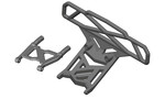 Corally (Team Corally) Bumper - Bull Bar Type - Rear - Composite: Mammoth, Moxoo,