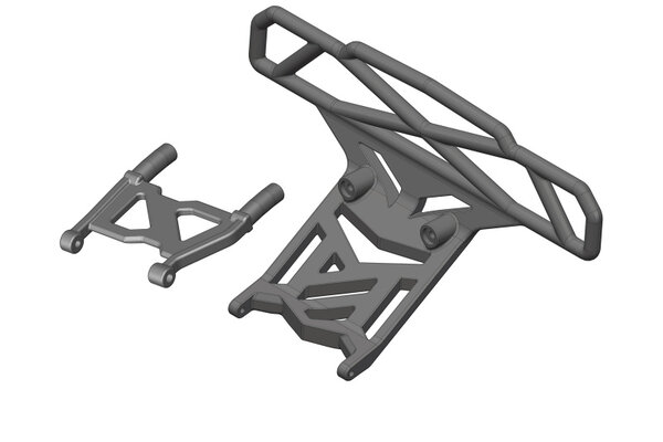 Corally (Team Corally) Bumper - Bull Bar Type - Rear - Composite: Mammoth, Moxoo,