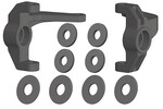 Corally (Team Corally) Steering Block - Left/Right - Composite - 1 Set: Mammoth,