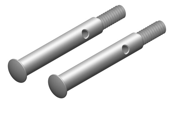 Corally (Team Corally) Wheel Axle - Front - Steel - 2 pcs: Mammoth, Moxoo, Triton
