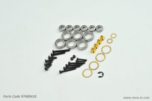 Cross RC Front Axle Hardware Set: SG4, SR4