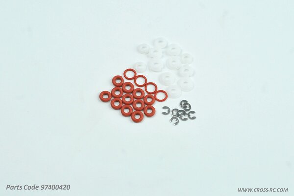 Cross RC Shock Rebuild Kit: SG4, SR4