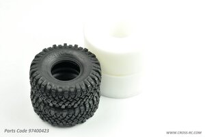 Cross RC Blackrock Tires (pr.) Super Soft w/ inserts 115/45/1.9"