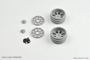Cross RC Plastic Wheels (pr.): SR4