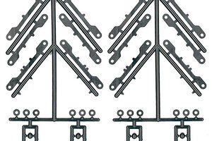 Team Associated TC4 Arm Mount Shims (6), Balls (4), Wheelbase Shims (6)