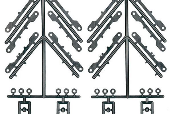 Team Associated TC4 Arm Mount Shims (6), Balls (4), Wheelbase Shims (6)