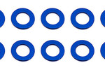 Team Associated 5.5 X .5mm Ball Stud Washer Blue Aluminum (10)
